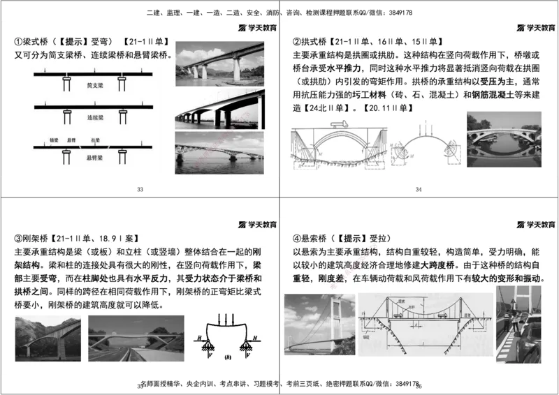 01.2025年一建直播带学第2章城市桥梁工程（黑白打印版）_2026年一级建造师_2026年一建市政_2025年一建市政SVIP_02-基础精讲✿高端面授✿深度强化_44-市政《直播带学班》董祥XT