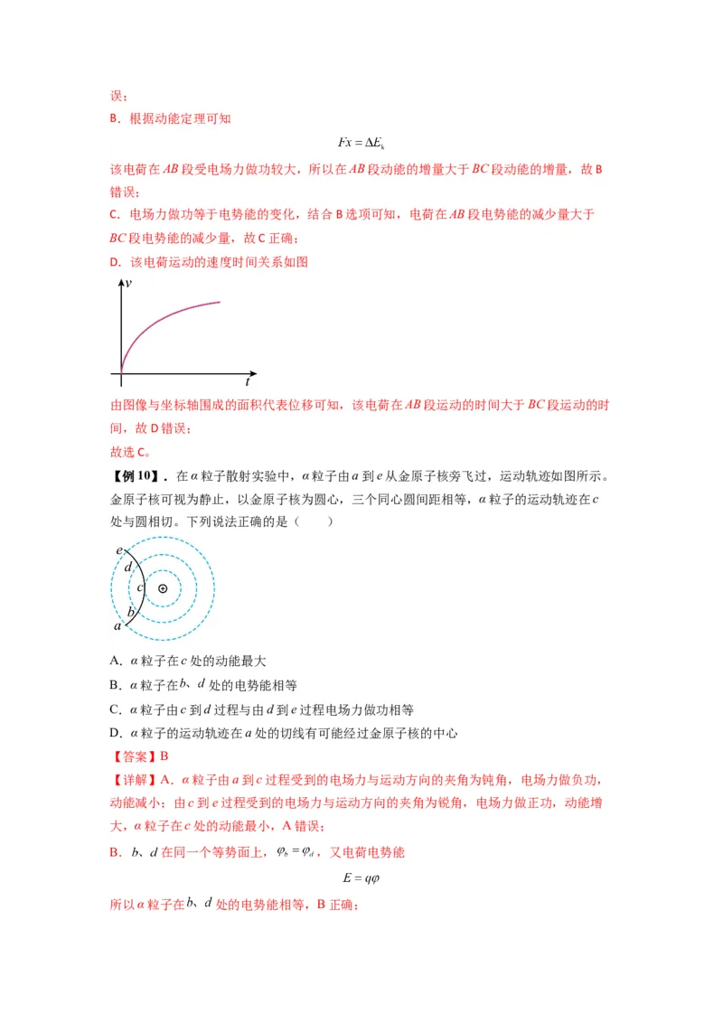 专题21电场能的性质（解析版）_2025高中物理模型方法技巧高三复习专题练习讲义_新版高考物理模型与方法