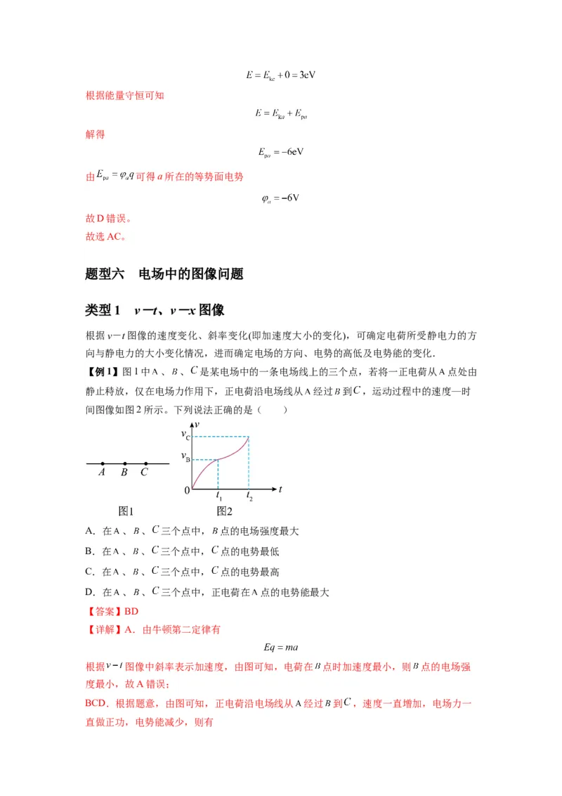 专题21电场能的性质（解析版）_2025高中物理模型方法技巧高三复习专题练习讲义_新版高考物理模型与方法
