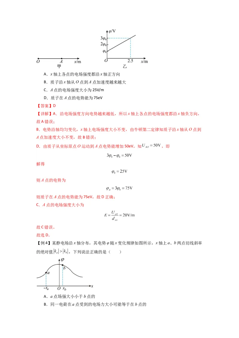 专题21电场能的性质（解析版）_2025高中物理模型方法技巧高三复习专题练习讲义_新版高考物理模型与方法