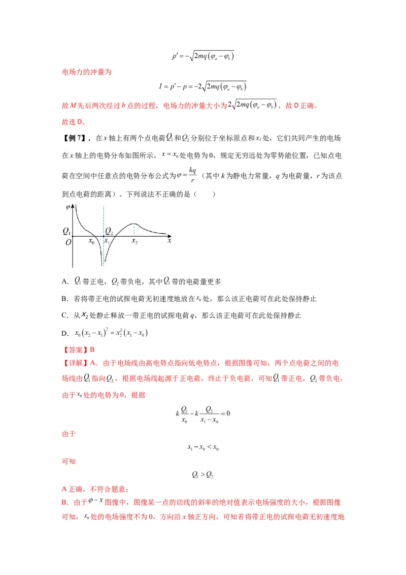 专题21电场能的性质（解析版）_2025高中物理模型方法技巧高三复习专题练习讲义_新版高考物理模型与方法