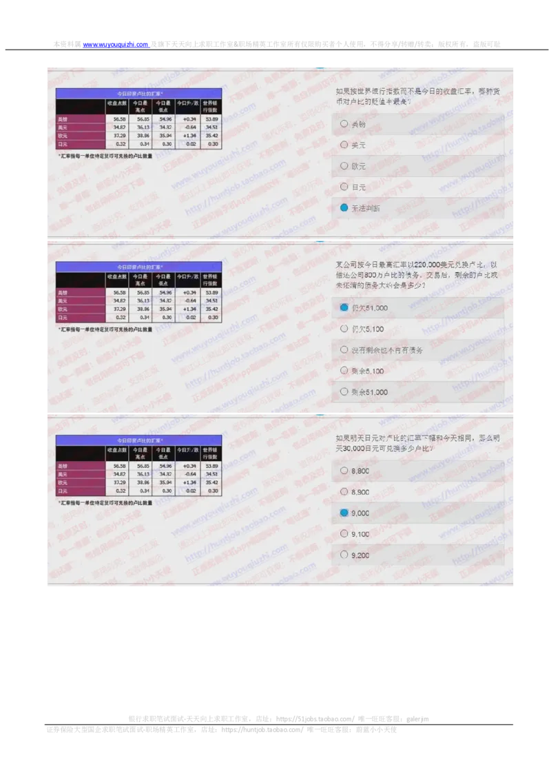 花旗银行2018招聘2017.10.20在线测试真题及答案_2025春招题库汇总_外资银行题库_23花旗_2018年历次OT真题及答案