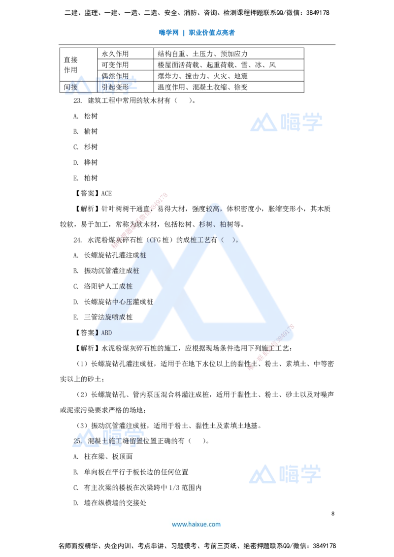 06.2025臧雪志-五年真题解析-2021年真题_2026年一级建造师_2026年一建建筑_2025年一建建筑SVIP_03-习题精析✿实战特训✿模考通关_03-建筑《五年真题解析》臧雪志HX_讲义