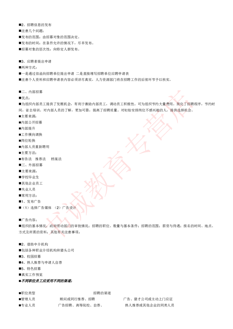 管理专项讲义--人力资源管理讲义知识考点讲义归纳总结_2025春招题库汇总_十大行测题库_2023年十大热门题库更新中_09、易考汇总_银行笔试包含专业题_专项讲义