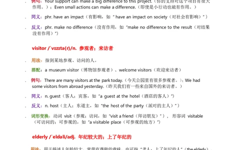 2026人教英语八下单词批注Unit8_初中英语新版_最新人教版英语八年级下册_2026春新人教版八下（更新中）_21单词讲解