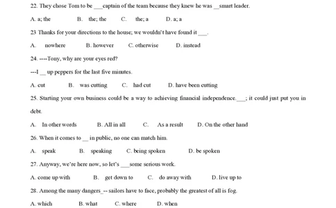 2014年高考英语试卷（江西）（空白卷）_英语历年高考真题_新&middot;PDF版2008-2025&middot;高考英语真题_英语（按试卷类型分类）2008-2025_自主命题卷&middot;英语（2008-2025）_江西自主命题&middot;英语（2012-2014）
