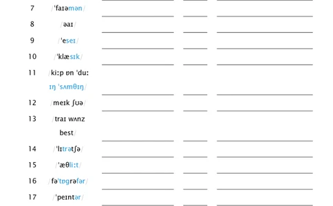 2025秋人教版八年级上册英语U6音标默单词单词默写_初中英语新版_最新人教版英语八年级上册_新版_初中英语8上新更新第三套可选择_10单词默写+字帖_单词表