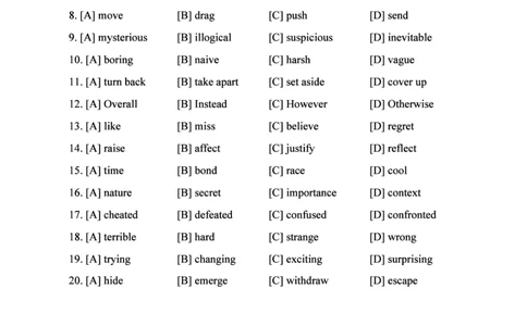 2020年考研英语二真题（可复制搜索查词）(1)_❤️2.2010-2024年考研英语二真题及解析_01、真题部分