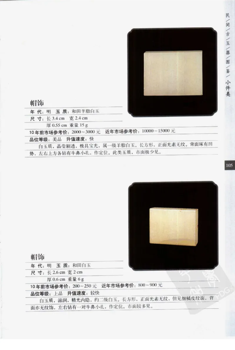 民间古玉器图鉴小件类_X018-玉石珠宝鉴定教程最新合集_8、玉石翡翠鉴定与投资电子资料