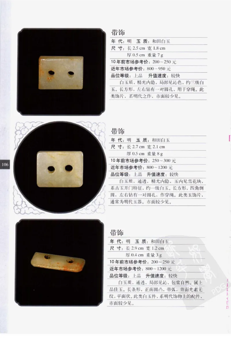 民间古玉器图鉴小件类_X018-玉石珠宝鉴定教程最新合集_8、玉石翡翠鉴定与投资电子资料