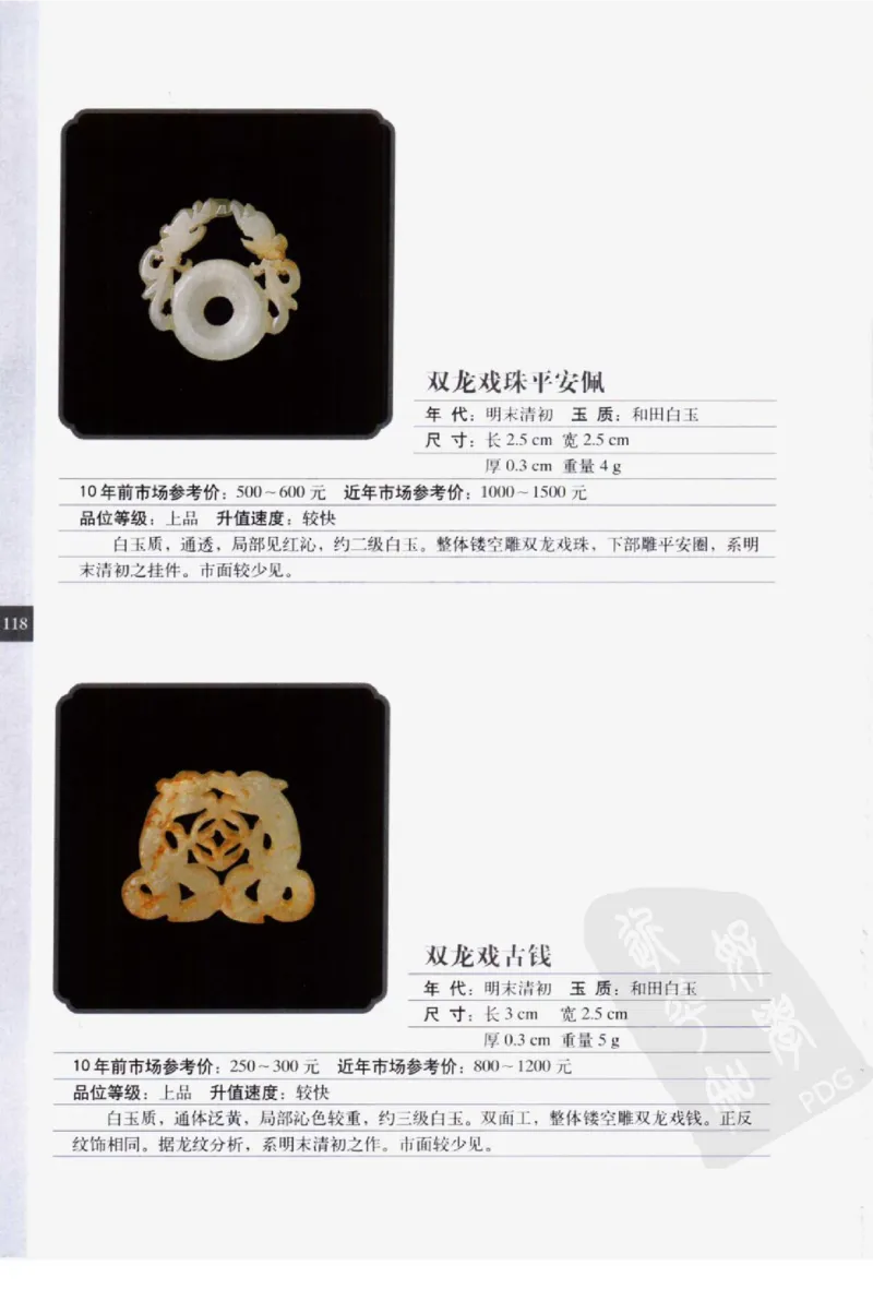 民间古玉器图鉴小件类_X018-玉石珠宝鉴定教程最新合集_8、玉石翡翠鉴定与投资电子资料