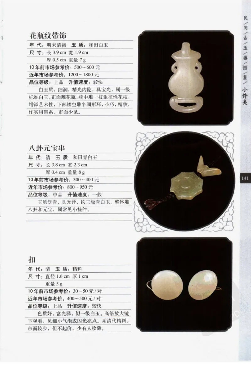 民间古玉器图鉴小件类_X018-玉石珠宝鉴定教程最新合集_8、玉石翡翠鉴定与投资电子资料