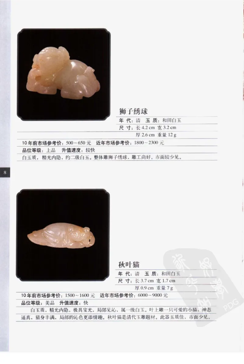 民间古玉器图鉴小件类_X018-玉石珠宝鉴定教程最新合集_8、玉石翡翠鉴定与投资电子资料
