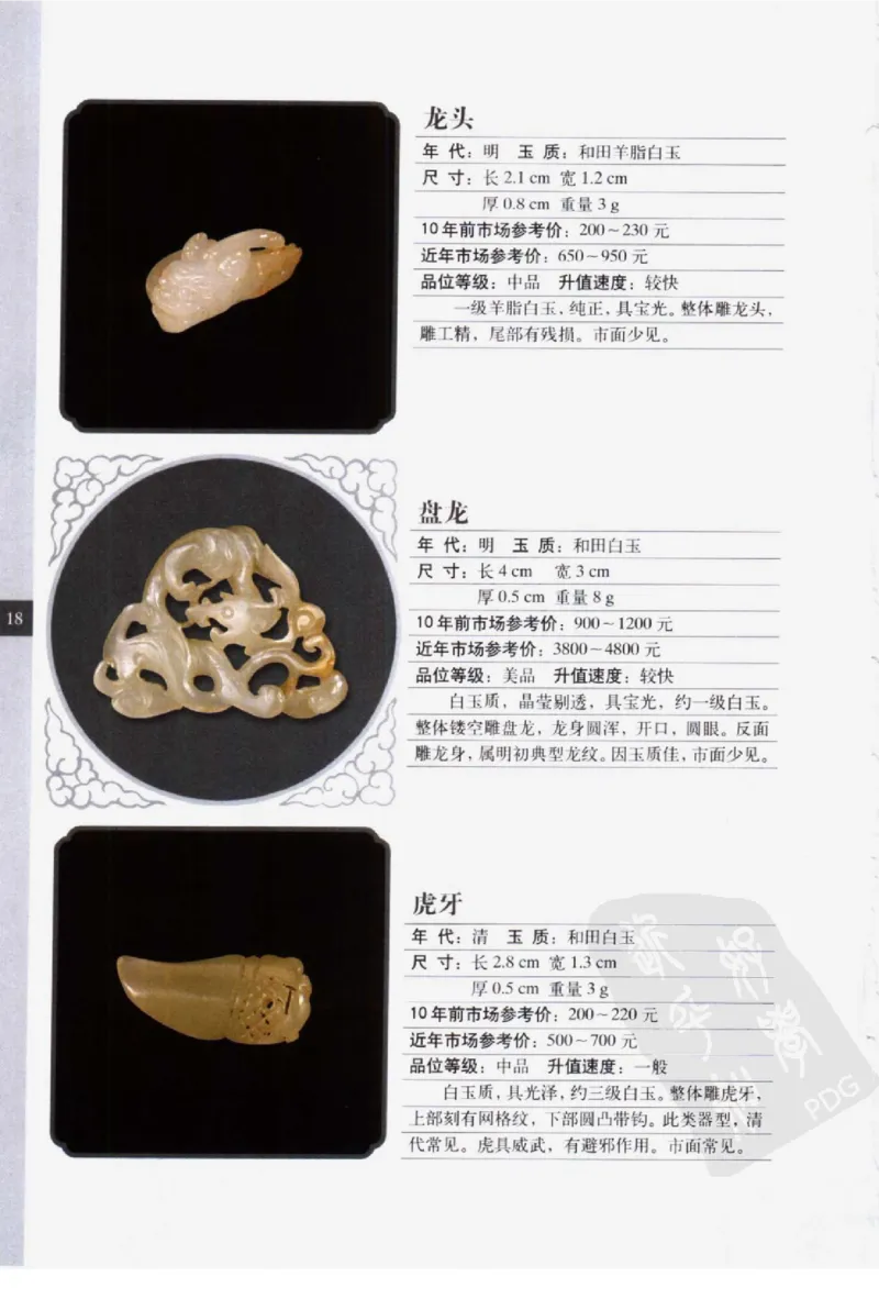 民间古玉器图鉴小件类_X018-玉石珠宝鉴定教程最新合集_8、玉石翡翠鉴定与投资电子资料