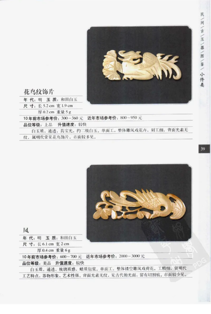 民间古玉器图鉴小件类_X018-玉石珠宝鉴定教程最新合集_8、玉石翡翠鉴定与投资电子资料