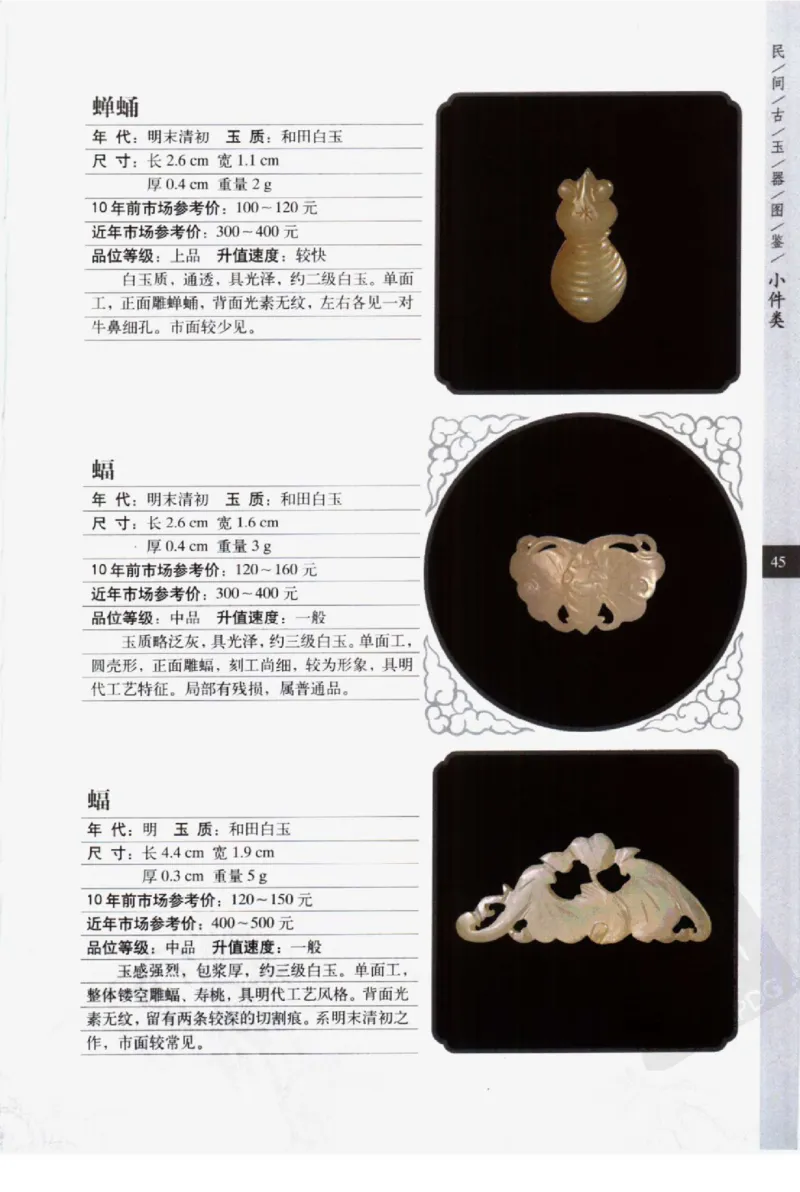 民间古玉器图鉴小件类_X018-玉石珠宝鉴定教程最新合集_8、玉石翡翠鉴定与投资电子资料