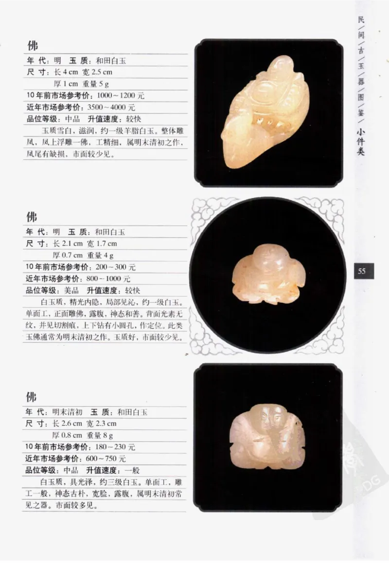 民间古玉器图鉴小件类_X018-玉石珠宝鉴定教程最新合集_8、玉石翡翠鉴定与投资电子资料