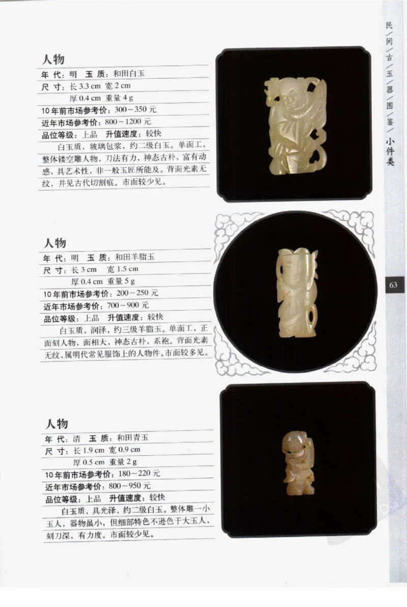 民间古玉器图鉴小件类_X018-玉石珠宝鉴定教程最新合集_8、玉石翡翠鉴定与投资电子资料