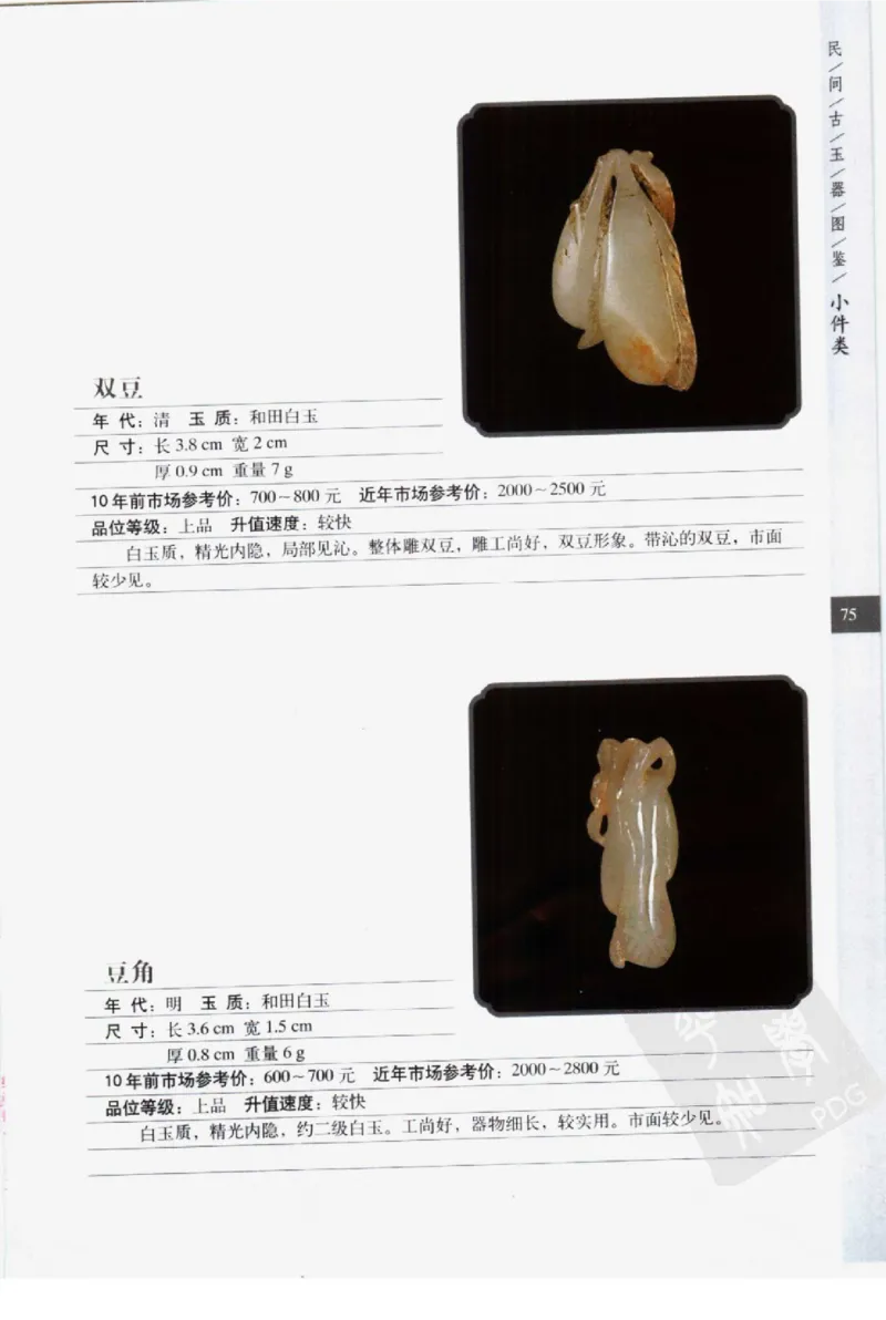 民间古玉器图鉴小件类_X018-玉石珠宝鉴定教程最新合集_8、玉石翡翠鉴定与投资电子资料
