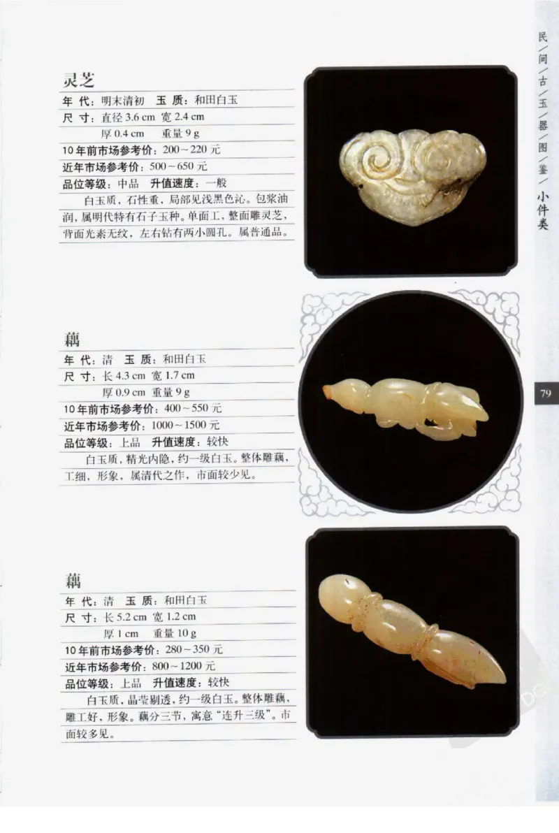 民间古玉器图鉴小件类_X018-玉石珠宝鉴定教程最新合集_8、玉石翡翠鉴定与投资电子资料