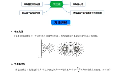 专题03等效法（原卷版）_2025高中物理模型方法技巧高三复习专题练习讲义_高考物理备考方法
