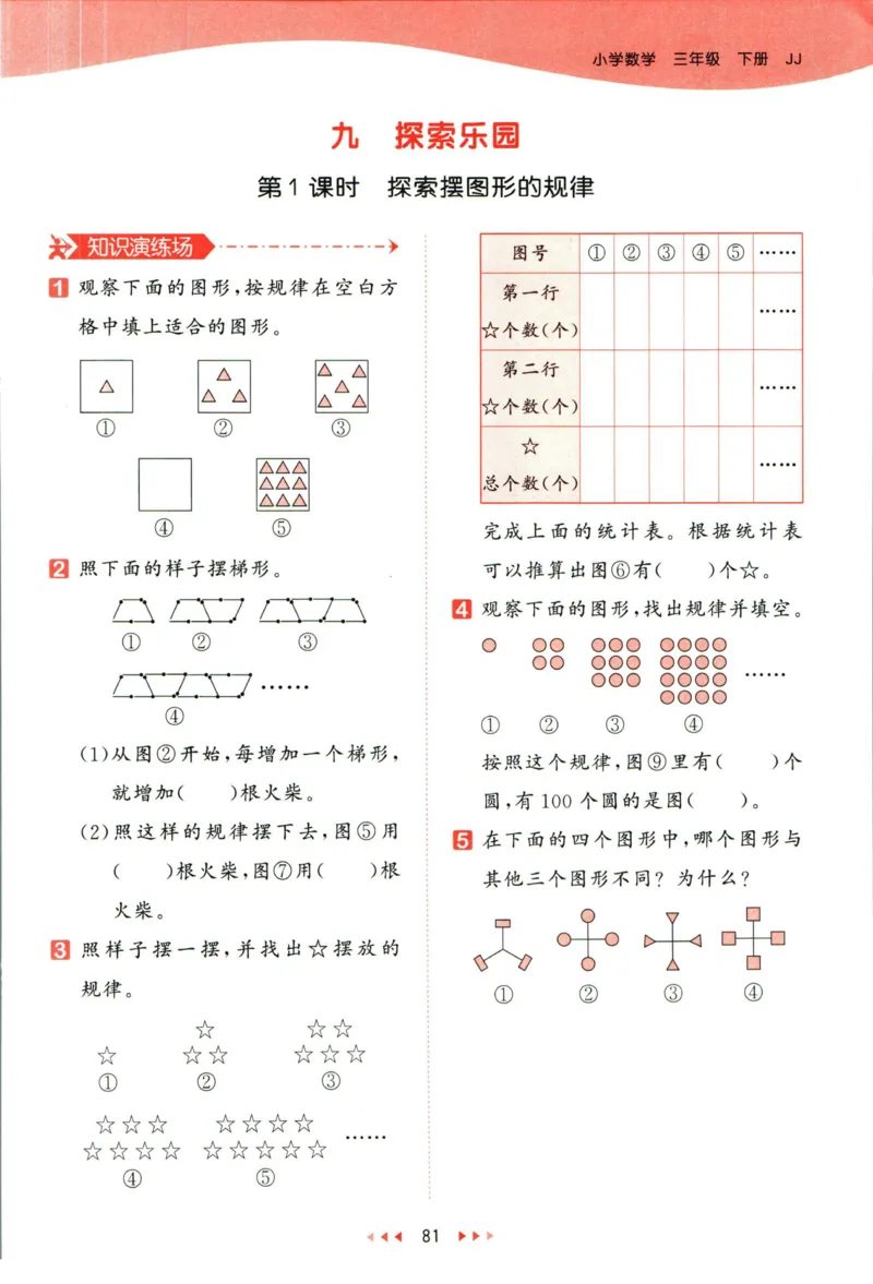 53天天练三年级下册数学冀教版_2024年人教版小学数学一二三四五六年级上册下册期中期末试a0747_小学全科《同步练习+精品试卷》打包下载（1-6年级单元月考期中期末试卷）_小学数学