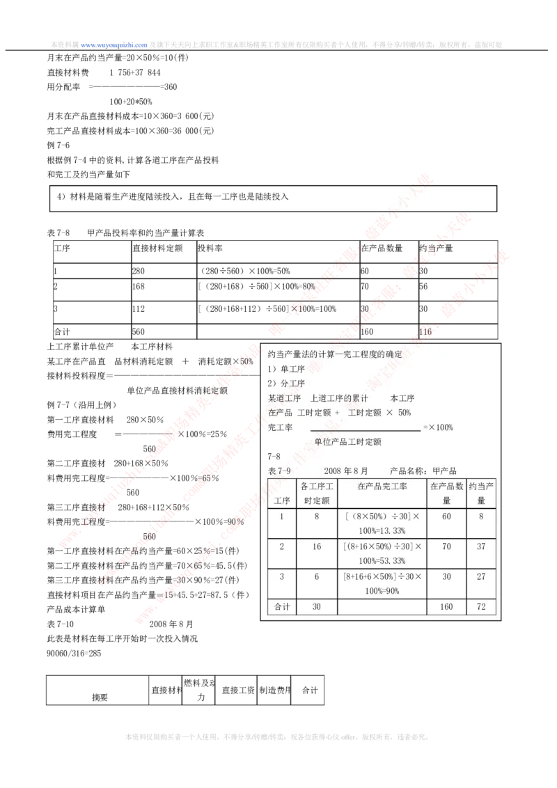 财务会计类之成本会计知识点讲义整理_2025春招题库汇总_十大行测题库_2023年十大热门题库更新中_03、赛码汇总_2024腾讯7月更新_赠送历年腾讯笔试