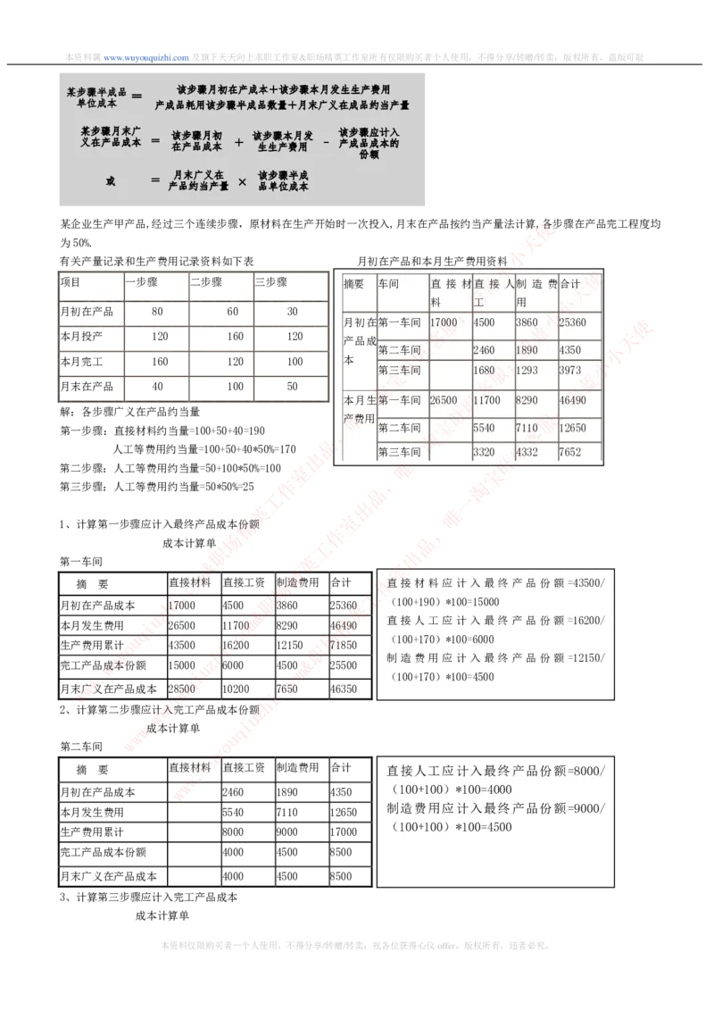 财务会计类之成本会计知识点讲义整理_2025春招题库汇总_十大行测题库_2023年十大热门题库更新中_03、赛码汇总_2024腾讯7月更新_赠送历年腾讯笔试