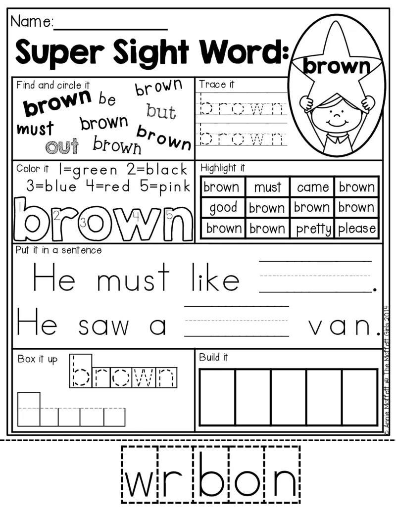 2自然拼读SightWords(启蒙阅读高频词）_幼小衔接全套_幼小衔接资料大全_幼小衔接资料1️⃣_017高频词翻翻卡500页_五个级别高频词SightWords练习纸​