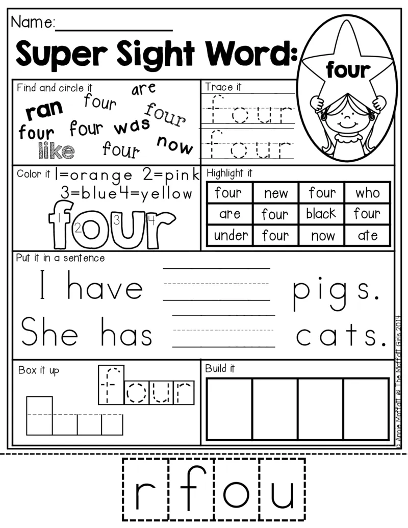 2自然拼读SightWords(启蒙阅读高频词）_幼小衔接全套_幼小衔接资料大全_幼小衔接资料1️⃣_017高频词翻翻卡500页_五个级别高频词SightWords练习纸​