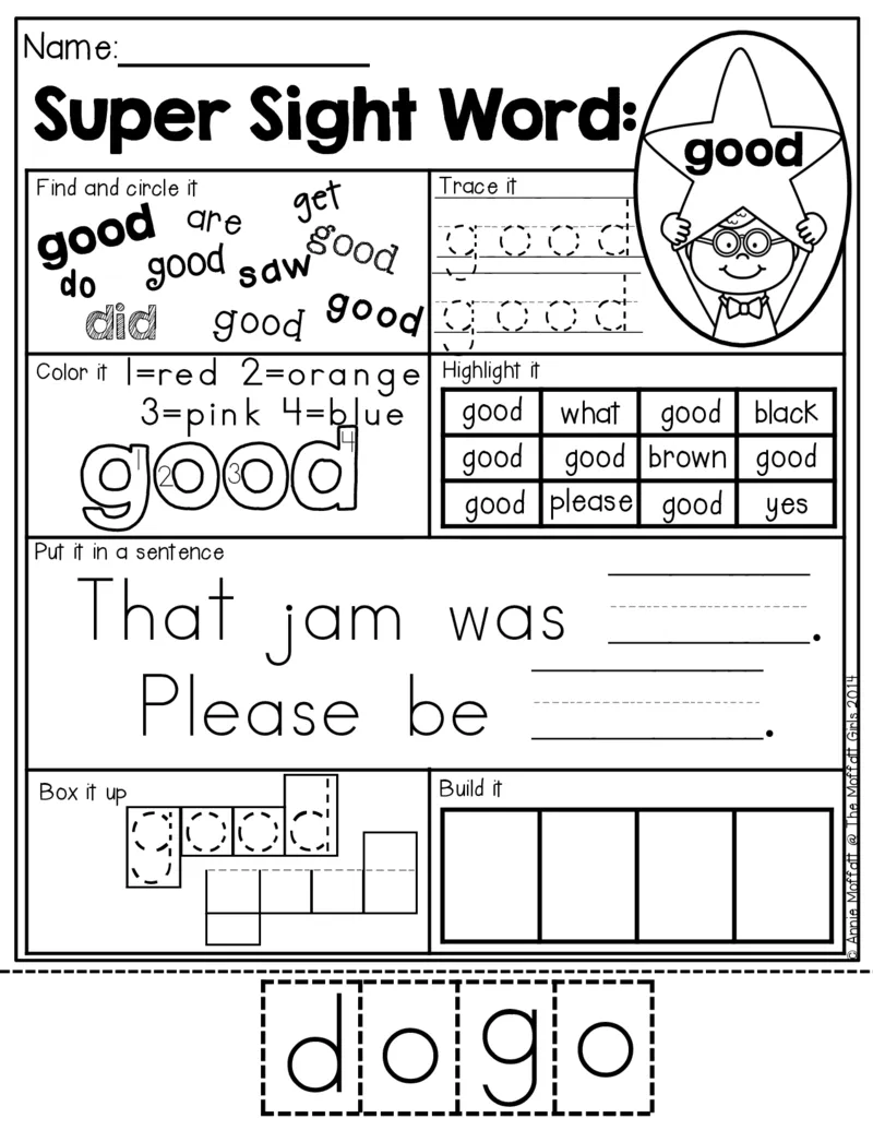 2自然拼读SightWords(启蒙阅读高频词）_幼小衔接全套_幼小衔接资料大全_幼小衔接资料1️⃣_017高频词翻翻卡500页_五个级别高频词SightWords练习纸​