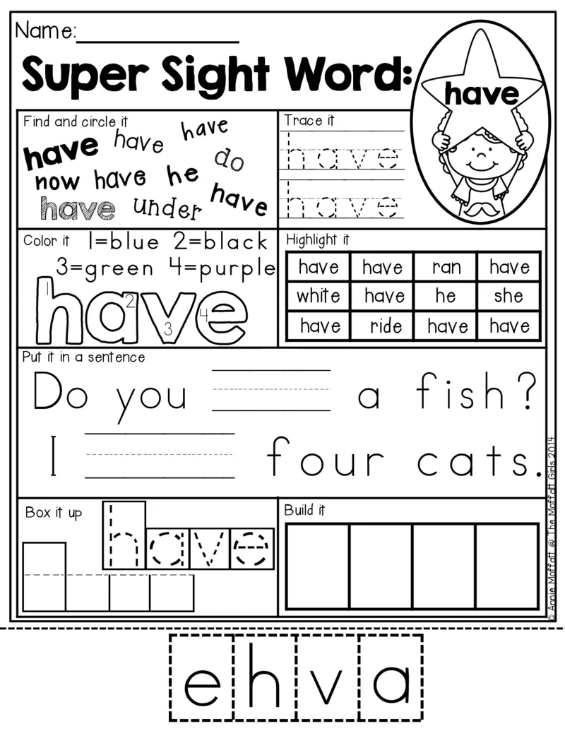 2自然拼读SightWords(启蒙阅读高频词）_幼小衔接全套_幼小衔接资料大全_幼小衔接资料1️⃣_017高频词翻翻卡500页_五个级别高频词SightWords练习纸​