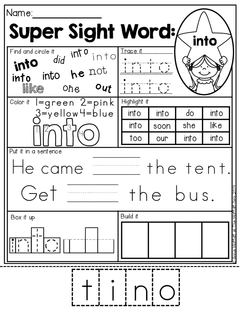 2自然拼读SightWords(启蒙阅读高频词）_幼小衔接全套_幼小衔接资料大全_幼小衔接资料1️⃣_017高频词翻翻卡500页_五个级别高频词SightWords练习纸​