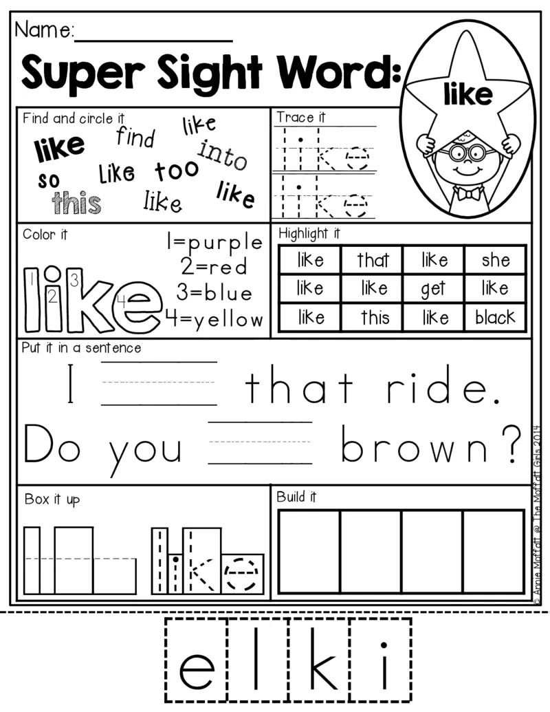 2自然拼读SightWords(启蒙阅读高频词）_幼小衔接全套_幼小衔接资料大全_幼小衔接资料1️⃣_017高频词翻翻卡500页_五个级别高频词SightWords练习纸​