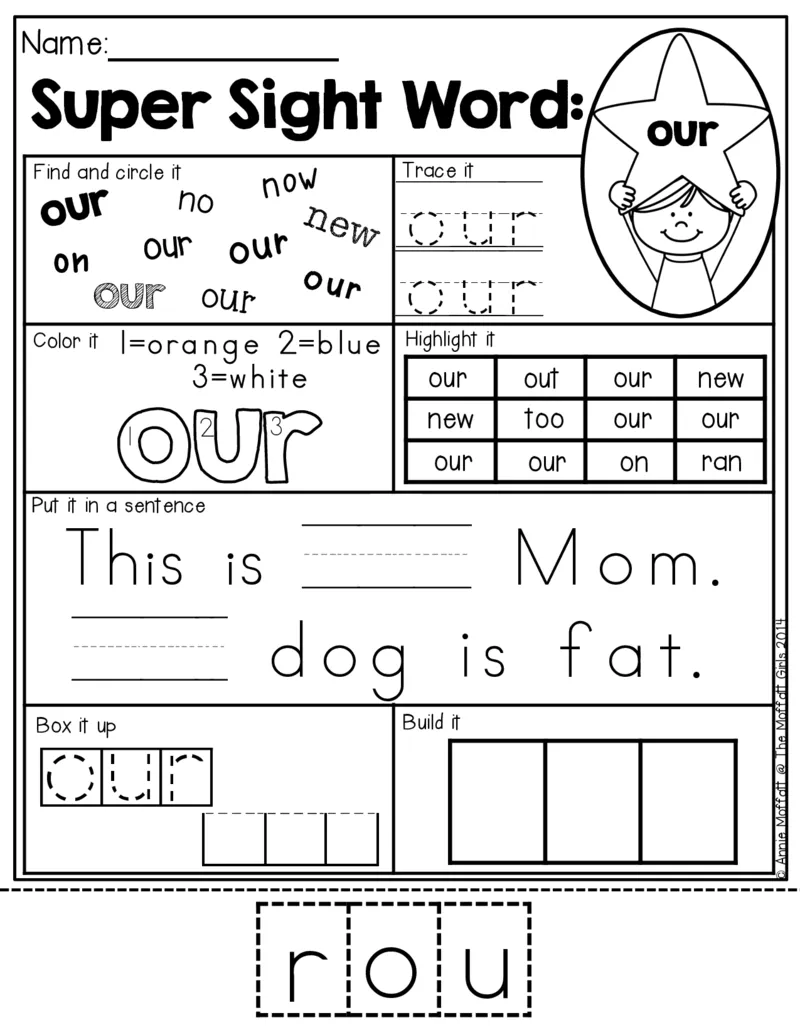 2自然拼读SightWords(启蒙阅读高频词）_幼小衔接全套_幼小衔接资料大全_幼小衔接资料1️⃣_017高频词翻翻卡500页_五个级别高频词SightWords练习纸​