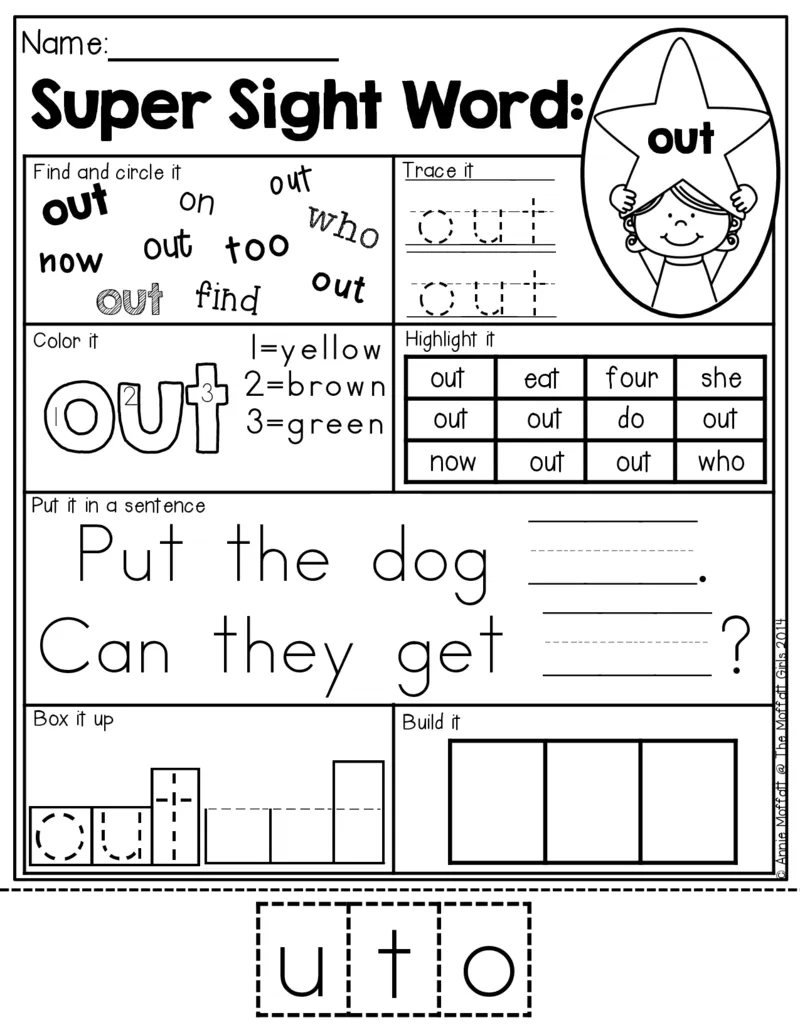 2自然拼读SightWords(启蒙阅读高频词）_幼小衔接全套_幼小衔接资料大全_幼小衔接资料1️⃣_017高频词翻翻卡500页_五个级别高频词SightWords练习纸​