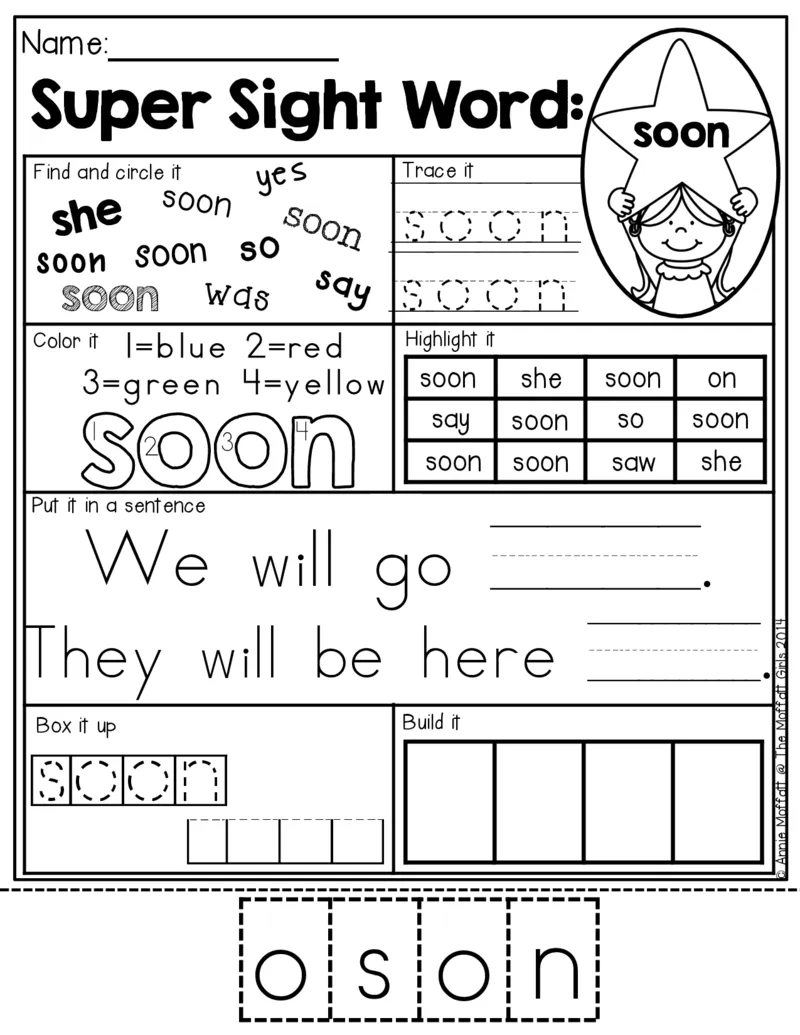 2自然拼读SightWords(启蒙阅读高频词）_幼小衔接全套_幼小衔接资料大全_幼小衔接资料1️⃣_017高频词翻翻卡500页_五个级别高频词SightWords练习纸​