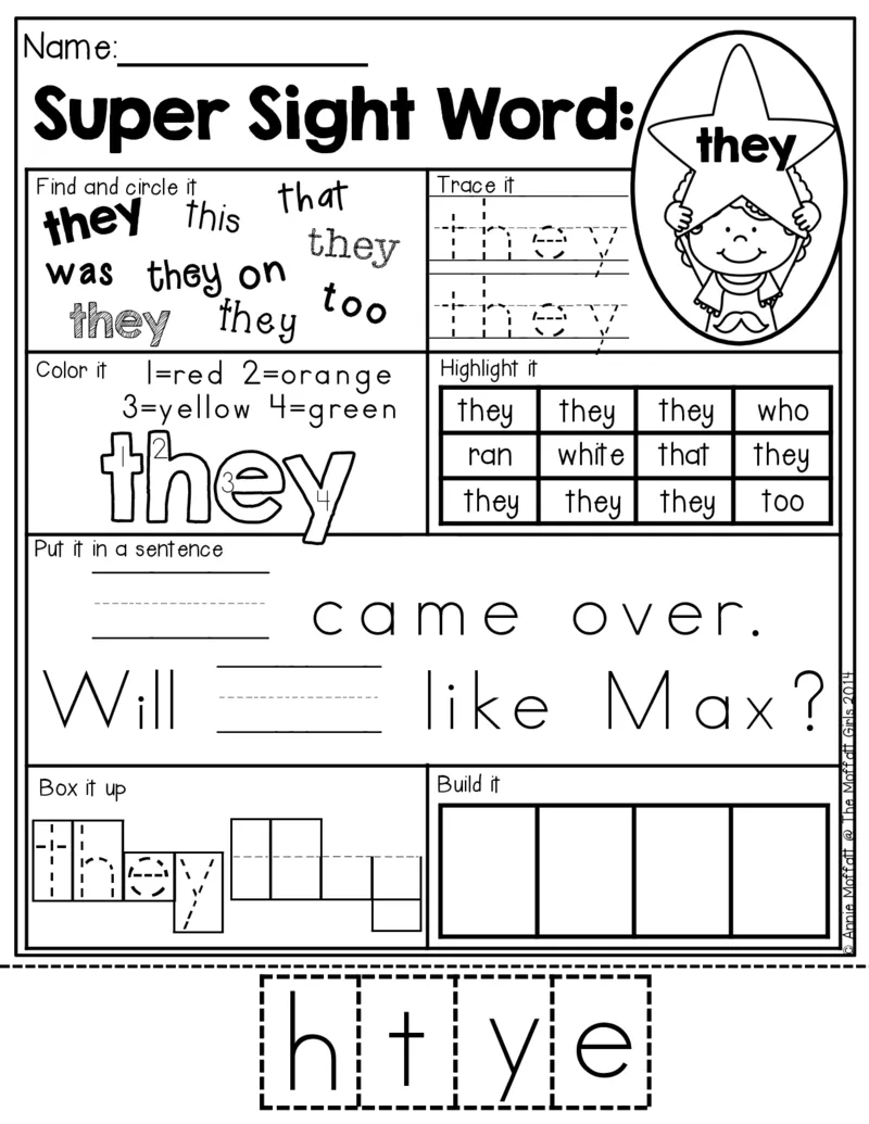 2自然拼读SightWords(启蒙阅读高频词）_幼小衔接全套_幼小衔接资料大全_幼小衔接资料1️⃣_017高频词翻翻卡500页_五个级别高频词SightWords练习纸​