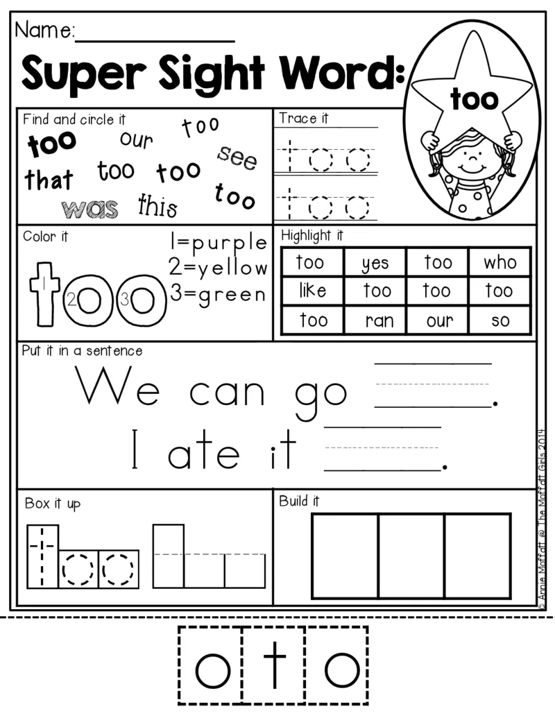 2自然拼读SightWords(启蒙阅读高频词）_幼小衔接全套_幼小衔接资料大全_幼小衔接资料1️⃣_017高频词翻翻卡500页_五个级别高频词SightWords练习纸​