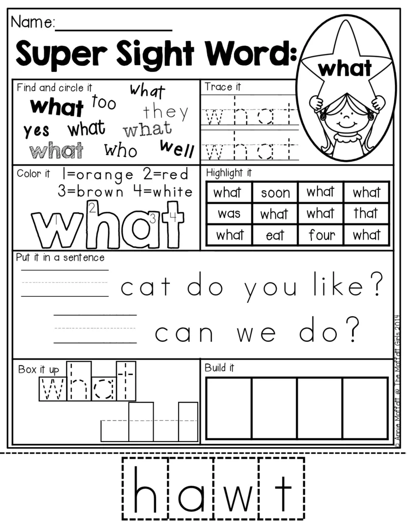 2自然拼读SightWords(启蒙阅读高频词）_幼小衔接全套_幼小衔接资料大全_幼小衔接资料1️⃣_017高频词翻翻卡500页_五个级别高频词SightWords练习纸​