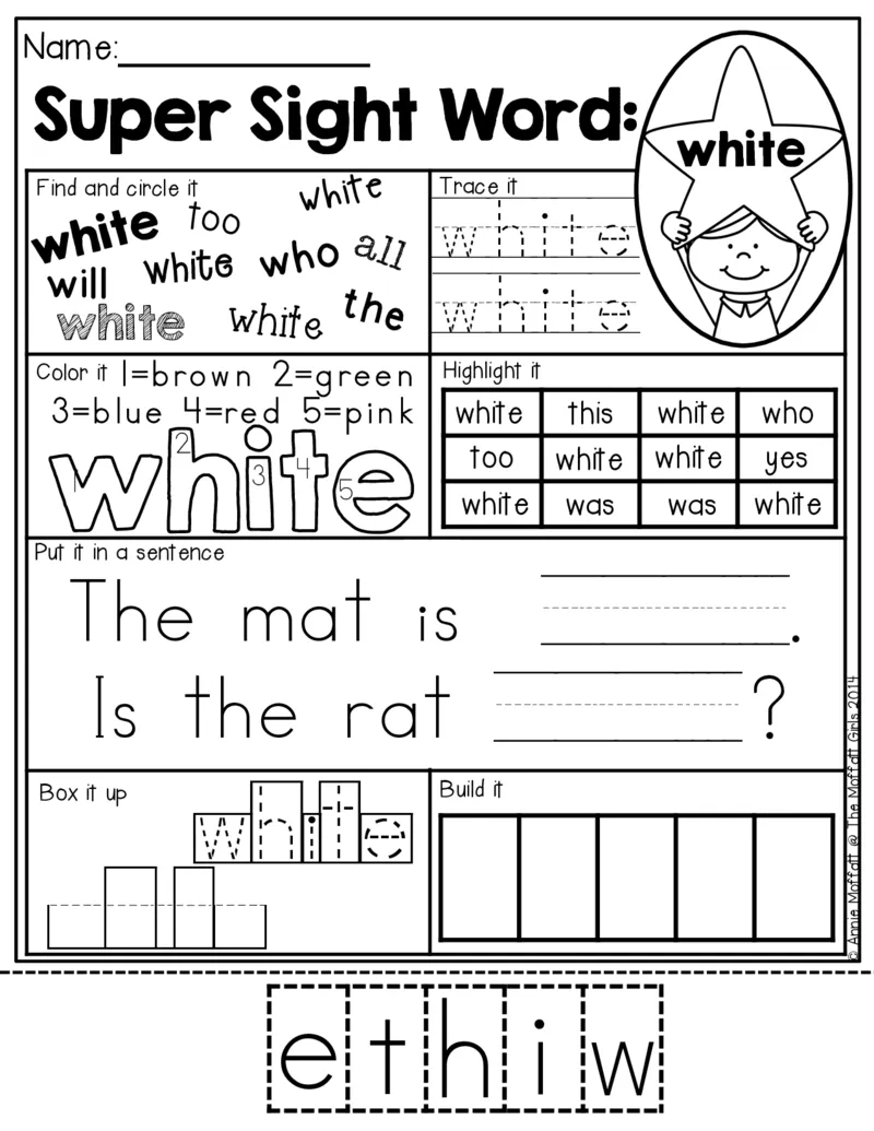 2自然拼读SightWords(启蒙阅读高频词）_幼小衔接全套_幼小衔接资料大全_幼小衔接资料1️⃣_017高频词翻翻卡500页_五个级别高频词SightWords练习纸​