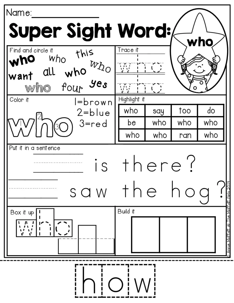 2自然拼读SightWords(启蒙阅读高频词）_幼小衔接全套_幼小衔接资料大全_幼小衔接资料1️⃣_017高频词翻翻卡500页_五个级别高频词SightWords练习纸​