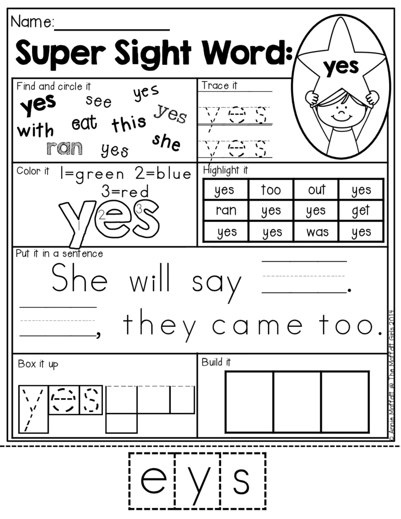 2自然拼读SightWords(启蒙阅读高频词）_幼小衔接全套_幼小衔接资料大全_幼小衔接资料1️⃣_017高频词翻翻卡500页_五个级别高频词SightWords练习纸​