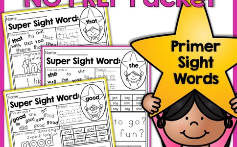 2自然拼读SightWords(启蒙阅读高频词）_幼小衔接全套_幼小衔接资料大全_幼小衔接资料1️⃣_017高频词翻翻卡500页_五个级别高频词SightWords练习纸​