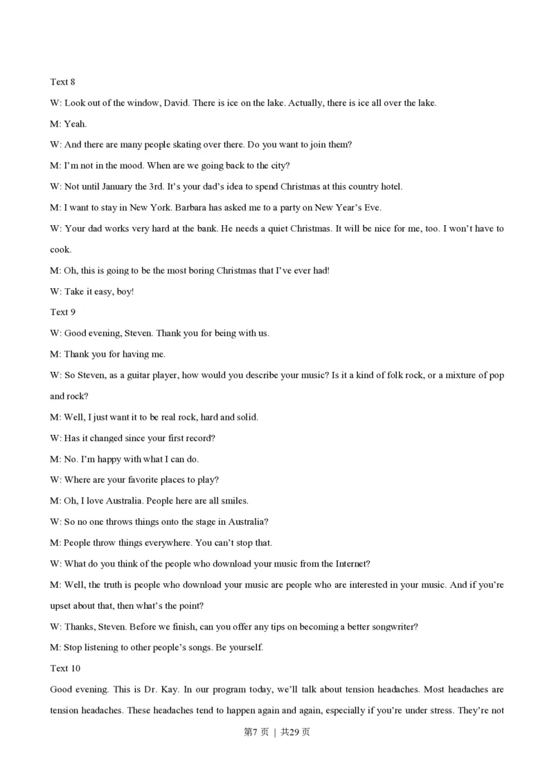 2015年高考英语试卷（湖北）（解析卷）_英语历年高考真题_新&middot;PDF版2008-2025&middot;高考英语真题_英语（按年份分类）2008-2025_2015&middot;高考英语真题