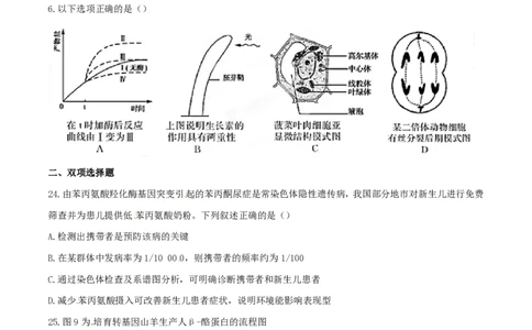 2015年高考生物试卷（广东）（空白卷）_生物历年高考真题_新&middot;PDF版2008-2025&middot;高考生物真题_生物（按年份分类）2008-2025_2015&middot;高考生物真题