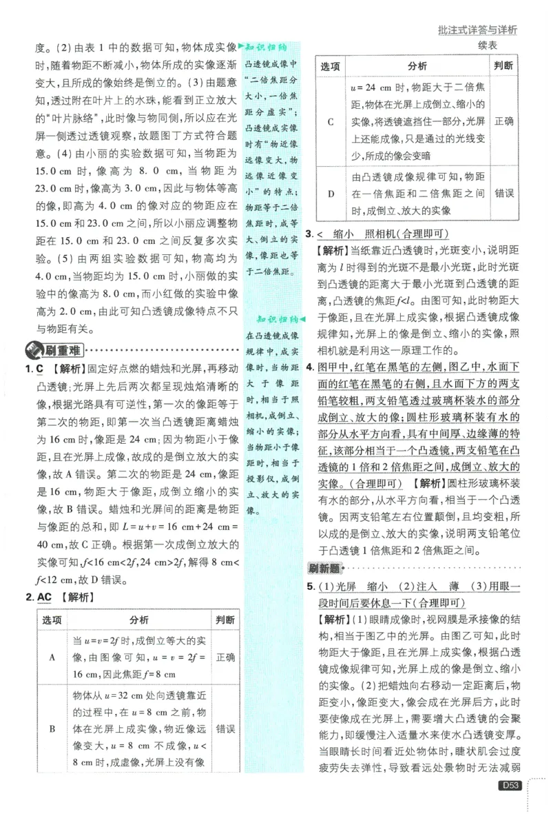 2026春《初中必刷题》物理RJ9下批注式详答与详析_2026版初中《必刷题》9年级下册（物理）（人教）_2026春《初中必刷题》物理RJ9下