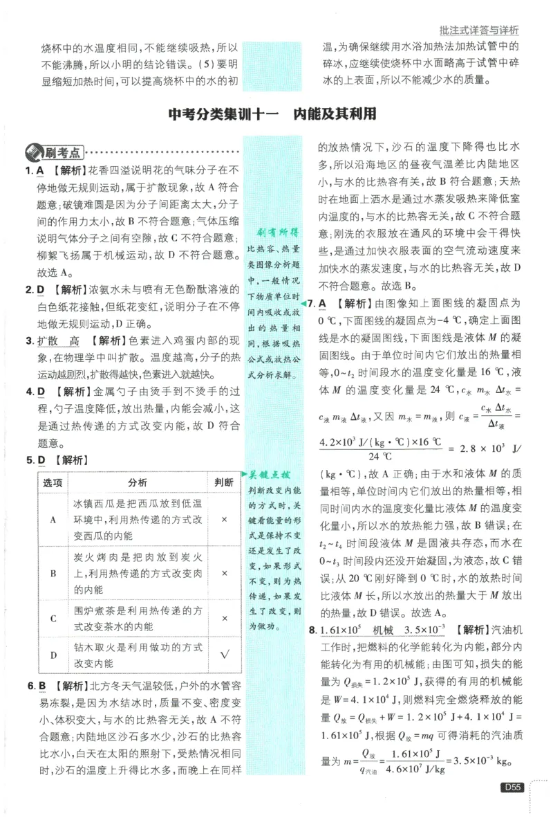 2026春《初中必刷题》物理RJ9下批注式详答与详析_2026版初中《必刷题》9年级下册（物理）（人教）_2026春《初中必刷题》物理RJ9下