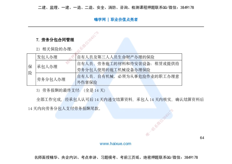 25一建-名师预测手稿-管理_2026年一级建造师_2026年一建管理_2025年一建管理SVIP_04-冲刺串讲✿考点强化✿小灶集训_50-管理《名师考前预测》宿吉南HX_讲义