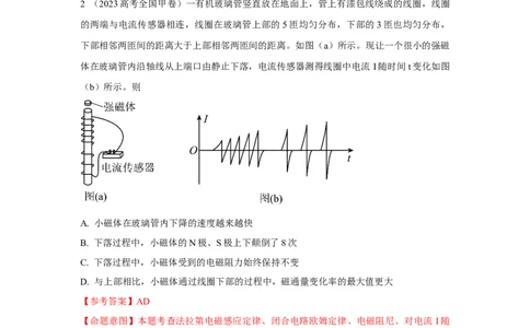 模型63电磁感应+图像模型（解析版）_2025高中物理模型方法技巧高三复习专题练习讲义_高考物理模型最新模拟题专项训练